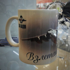 Печать на кружке "За ВДВ"