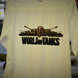 Печать на футболке "World of Tanks"